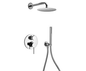 Paini Cox Miscelatore Incasso, Soffione, Braccio e Kit Doccia con Supporto Fisso (78CR433D)