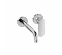 Paini Nove Miscelatore monocomando Lavabo A Parete 2 Fori Cromato 09CR208