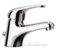 PAINI RUBINETTO CRETA 100 MISCELATORE MONOFORO LAVABO, SCARICO - MOD.42CR211