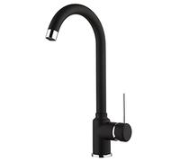 Paini Rubinetto Cucina AM10022NR - Monocomando, Monoforo - Nero Opaco