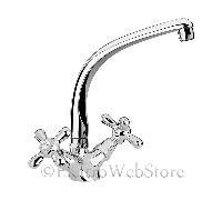 PAINI RUBINETTO LIBERTY MONOFORO LAVELLO CON BOCCA FUSA - MOD.17CR571