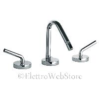 PAINI RUBINETTO PIXEL NEW - BATTERIA BIDET 3 FORI CON BOCCA - MOD.81CR314NEW
