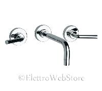 PAINI RUBINETTO PIXEL NEW - BATTERIA LAVABO 3 FORI A MURO - MOD.81CR207NEW