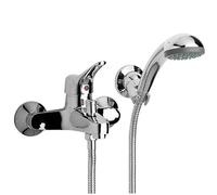 Miscelatore per vasca Paini Pilot con doccetta e flessibile 04CR105P1