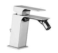 Paini VENTI Miscelatore Bidet Cromato - Scarico automatico 1"1/4 + Piletta e Flessibili (V2CR306)