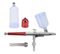 Paint Airbrush Kit G1 / 8, Pistola Aerografo in Ottone, Diametro 0.3mm, Kit Completo con Connettore e Chiave - Facile da Usare, Regolazione Precisa, Ideale per Decorazione e