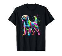 Paint Art Border Terrier Border Terriers Maglietta
