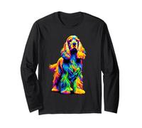 Paint Art English Cocker Spaniel Spaniels Maglia a Manica