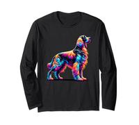 Paint Art English Setter Maglia a Manica
