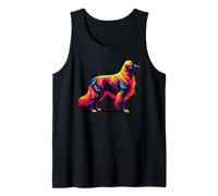 Paint Art Flat-Coated Retriever Canotta