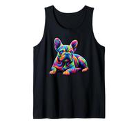 Paint Art French Bulldog Frenchie Bulldogs Canotta