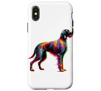 Paint Art German Wirehaired Pointer Custodia per iPhone X/XS