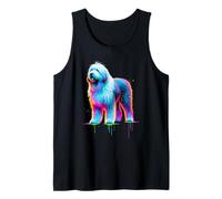 Paint Art Old English Sheepdog Canotta