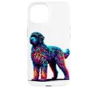 Paint Art Portuguese Water Dog Portie Custodia per iPhone 15
