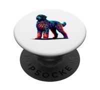 Paint Art Portuguese Water Dog Portie PopSockets PopGrip Adesivo