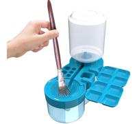 Paint Brush Cleaner, Paintbrush Cleaner Water Cycle, 5-In-1 Paintbrush Rinser, Washable Painting Tools, Art Supplies With Brush Holder, Efficient Paintbrush Cleaner, Drainable Paintbrush Cleaner,