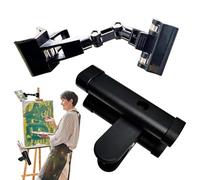 Paint Brush Clip | Multipurpose Adjustable Art Brush Holder | Portable Rack Supplies Painting Organization Storage for Outdoor Classroom Indoor Home School Watercolor Pencil Drumstick