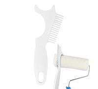 Paint Brush Comb, Portable Roller Cleaner Tool, Ergonomic Handle Design, Efficient Paints Removal Aid, Painting Brush Cleaning Supplies, for Apartment Rental Hotel Restaurant Use