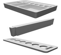 Paint Brush Organizer Stand with Multiple Trays for Miniature and Art Supplies