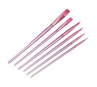 Paint Brushes Set, Artist Brush Kit, 6 pezzi Drawing Art Tools, Versatile Paintbrushes for Notebook, Scrapbook, Rock Painting, Gouache, Ink and Greeting Card Crafting