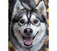 Paint by Number Adulti Cane, Paint by Numbers Animale, Kit con Pennelli e Pigmento Acrilico, Dipingi con i Numeri Adulti Bambini e Principianti, Regali per decorazione femminile 60x80cm Q-97