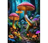 Paint by Number for Adult,Plant Jungle DIY Oil Painting Kits on Canvas for Beginner,with Brushes and Acrylic Pigment,Paint by Numbers Arts and Crafts Kit for Home Decor with frame,50x65cm