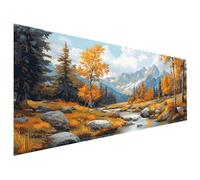 Paint by Numbers Albero Dipingere con i Numeri Calcolo Colorare con i Numeri Adulti e Bambini con Pennelli Pittura a Pigmento Acrilico Disegno, Hobby Creativi Adulti Idee Regalo Donna 70X95cm L6-360