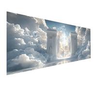 Paint by Numbers Colomba Della Pace Dipingere con i Numeri Nuvola Colorare con i Numeri Adulti e Bambini con Pennelli Pittura a Pigmento Acrilico Disegno, Decorazioni Autunnali Regalo 45X90cm L6-1252