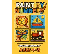 Paint by Numbers Coloring Book for Kids