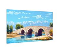 Paint by Numbers Italia, Dipingere con i Numeri Adulti Paesaggi, Fai Da Te Quadri da Dipingere Numerati, Painting by Numbers con Pennelli Pigmento Acrilici Tela 140x60cm, Decorazioni Casa, Regalo C-73