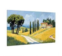 Paint by Numbers Paesaggi, Dipingere con i Numeri Adulti Rurale, Fai Da Te Quadri da Dipingere Numerati, Painting by Numbers con Pennelli Pigmento Acrilici Tela 70x30cm, Decorazioni Casa, Regalo C-51