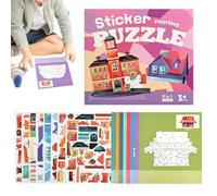 Paint By Sticker Book Giocattolo interattivo per genitori e bambini, | Paint By Sticker Book Giocattolo per genitori e bambini, gioco interattivo per l'apprendimento precoce