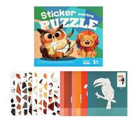 Paint By Sticker Book Toy | Parent-Child Interactive Early Learning Game | Sticker By Number Kids Activity Book For Boys Girls