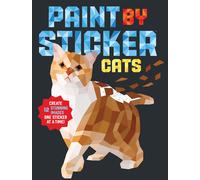 Paint by Sticker: Cats: Create 12 Stunning Images One Sticker at a Time-Wonder