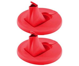 Paint Can Pour Spout - PP 2 Pack Universal Fit | Paint Container Lid With Built In Nozzle, Spill Proof Paints Pouring Spout Cover For Clean Drip Free Painting Storage | Home Use