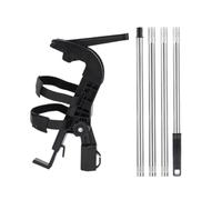 Paint Extension Pole, Adjustable Spray Wand, Powder Duster Attachment, 7.06x5.5 Inches Telescopic Handle for Indoor Painting, Ceiling Coating, Fence Staining, Door Frame Jobs Use