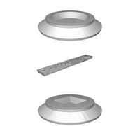 Paint Jar Holder Set for Floquil Tamiya Testors Model Paint Wall Mount Organizer