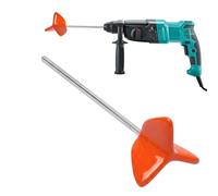 Paint Mixer - Non Slip Drill Attachment Stirrer for Paint and Compound Mixing | Non Stick Metal Blending Head with Hex Shaft Design, Mixing Tool for Drywall Mud Mortar Masonry Home Improvement