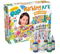 Paint Pop - Set di creazioni artistiche per marmorizzazione - Miscelazione creativa, miscelazione e pittura Marmorizzazione divertimento per bambini - Facile installazione, pulizia, asciugatura rapida