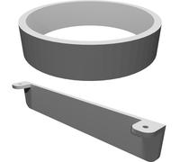 Paint Pot Wall Rack Organizer for Citadel and Army Painter - 5 Bottle Storage