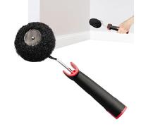 Paint Roller Brush - Corner Edger Tool for Baseboard Ceiling | Rollers for Walls with Smooth Application, Indoor Kitchen Bathroom Furniture Accessory, Exterior Painting Kit, Easy Grip Handle