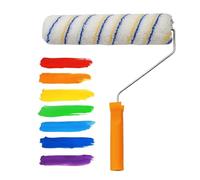 Paint Roller Brush - Microfiber Roller Brush Set | 4 6 8 9 10 Inch Painting Rollers For Wall Painting Cleaning Hardwood Floors Cabinets Doors Fences Decks Renovation