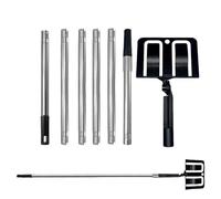 Paint Spray Shield, Extended Reach Edging Tool with 6 Connectable Poles, Professional Wall and Ceiling Shield for Airless Spraying, Corner and Floor Protector for Home Renovation