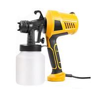 Paint Sprayer Control Spray Stain Sprayer 500 Watt High Power Home Spray Gun 800ml Container for Home And Outdoors Apply to Home And Outdoors Painting Projects Yellow (Yellow)