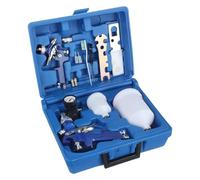 Paint Sprayer Great Adjustable Air Spray Tool Set | Lightweight paint sprayer ensures smooth coating Great for furniture cabinets walls and outdoor use