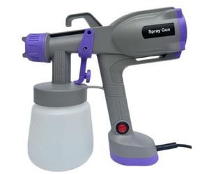 Paint Sprayer - Plug-in Tool with 5 Nozzles for DIY Projects | Versatile vernice sprayer equipped with 5 intercambiabile nozzles for precise application on fences, sheds, walls, ceilings,