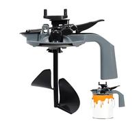 Paint Stirrer, Hand Crank Mixer, Leak Proof Cover, Drip Free Pouring Spout, Efficient Storing Tinting Tool, Professional Workshop Gear, 1L Size Manual Agitator Automotive Finishing