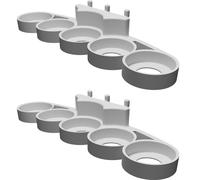 Paint Storage Holder for Arteza Paints - Wall Mount Pegboard Organizer