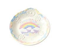 Paint Your Own Plate - Handmade Painting Pixel Art Ceramics, DIY Drawing