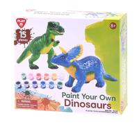 Paint Your Own Polyresin T-Rex/Stegosaurus 2pk